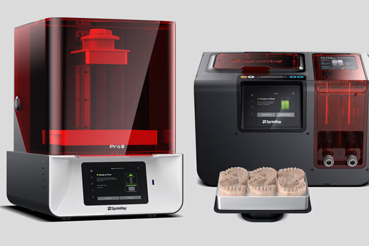 A digital dental model created with 3D printing and AI technology.